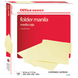 FOLDER CARTA MANILA OD 100 P. TRADICIONAL FOLDER CARTA MANILA OD 100 P. TRADICIONAL