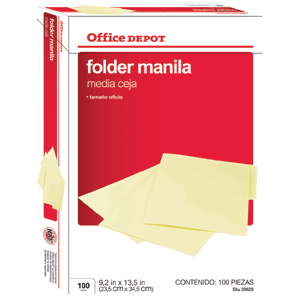 FOLDER OFICIO  MANILA OD 100 P. TRADICIONAL