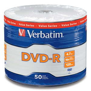 CAMPANA DE 50 DVD-R VERBATIM CAMPANA DE 50 DVD-R VERBATIM