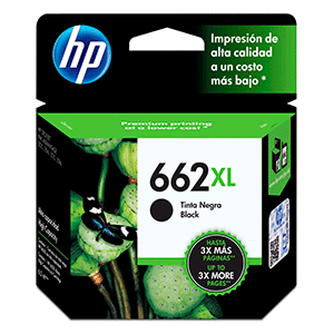 CARTUCHO DE TINTA HP 662XL NEGRA ORIGINAL 