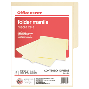 FOLDER OFICIO MANILA OD C/10