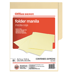 FOLDER OFICIO MANILA OD C/25