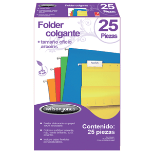 FOLDER COLGANTE ARCOIRIS W.J. FOLDER COLGANTE ARCOIRIS W.J.