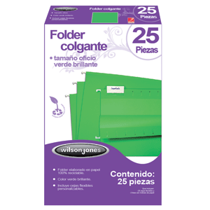 FOLDER COLGANTE W.J.OF VERDE25 FOLDER COLGANTE W.J.OF VERDE25
