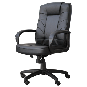 SILLA DE PIEL (PU) NEGRA SILLA DE PIEL (PU) NEGRA