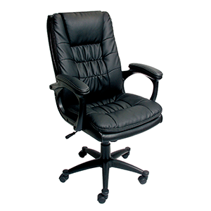 SILLA GERENCIAL DE PU ACOLCHADA NEGRO CON BRAZOS SKY CHAIRS SILLA GERENCIAL DE PU ACOLCHADA NEGRO CON BRAZOS SKY CHAIRS