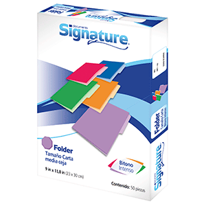 FOLDER SIGNATURE T/C ROJO 50U FOLDER SIGNATURE T/C ROJO 50U