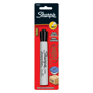 Sharpie Rub-A-Dub - Marcador de ropa de punta fina, negro, 2 unidades  (paquete de 6), 12 marcadores en total