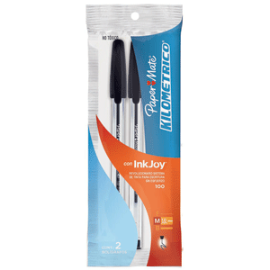 BOLIGRAFO PAPER MATE (KILOMETRICO,NEGRO,2 PIEZAS) BOLIGRAFO PAPER MATE (KILOMETRICO,NEGRO,2 PIEZAS)
