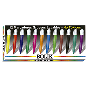 MARCADOR BOLIK 12 GRUESO
