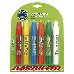 CRAYONES PINTACARAS BLISTER CRAYONES PINTACARAS BLISTER