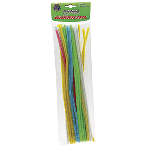 LIMPIA PIPAS COLORES BRILLANTES BOLSA CON 30 PZAS. LIMPIA PIPAS COLORES BRILLANTES BOLSA CON 30 PZAS.