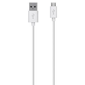 CABLE MICRO A USB 4""" BLANCO CABLE MICRO A USB 4""" BLANCO