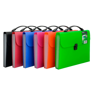 MALETIN A4 13 DIVISIONES NEON MALETIN A4 13 DIVISIONES NEON