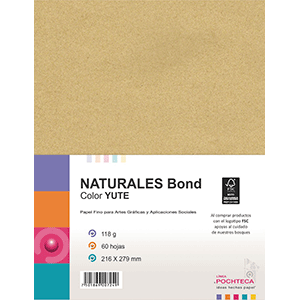 BOND NATURAL YUTE 118G CARTA 60HJS BOND NATURAL YUTE 118G CARTA 60HJS