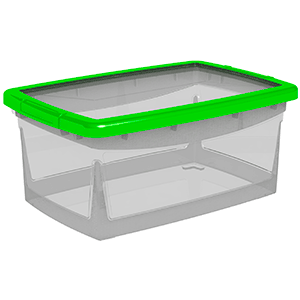 CAJA MILAN 10 LTS TAPA BICOLOR CAJA MILAN 10 LTS TAPA BICOLOR