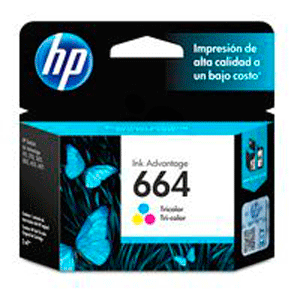 CARTUCHO DE TINTA HP 664 TRICOLOR CARTUCHO DE TINTA HP 664 TRICOLOR