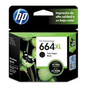 CARTUCHO DE TINTA HP 664 XL NEGRO CARTUCHO DE TINTA HP 664 XL NEGRO