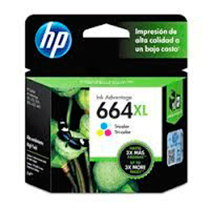 CARTUCHO DE TINTA HP 664 XL TRICOLOR CARTUCHO DE TINTA HP 664 XL TRICOLOR