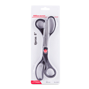 TIJERA 8  DE OFICINA CORTE RECTO ACERO INOX. OFFICE DEPOT TIJERA 8  DE OFICINA CORTE RECTO ACERO INOX. OFFICE DEPOT