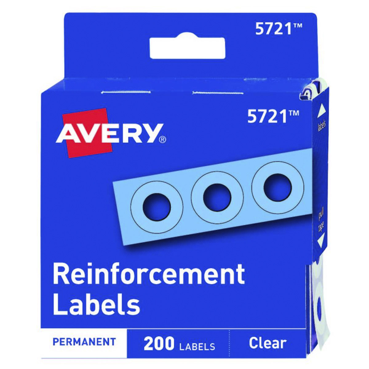 REFUERZOS PARA HOJA TRANSPARENTES PAQ 200