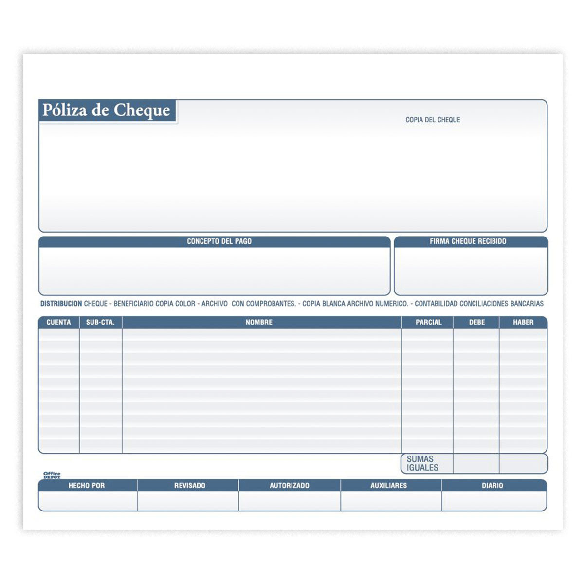 POLIZA DE CHEQUE 2PK