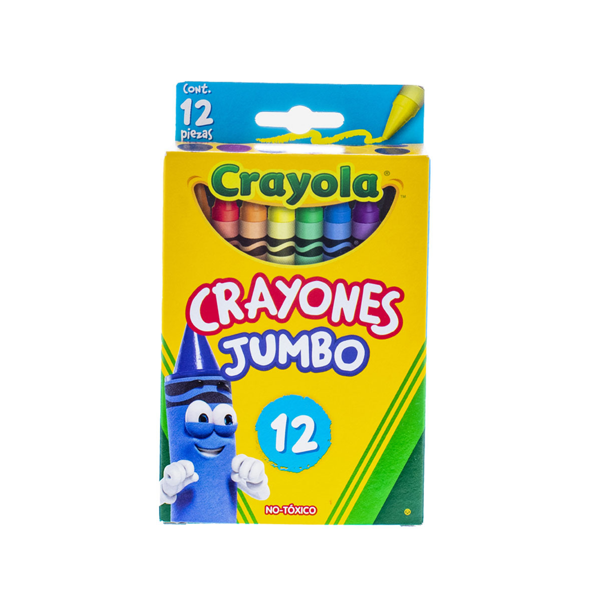 CRAYONES JUMBO CRAYOLA CAJA C/12