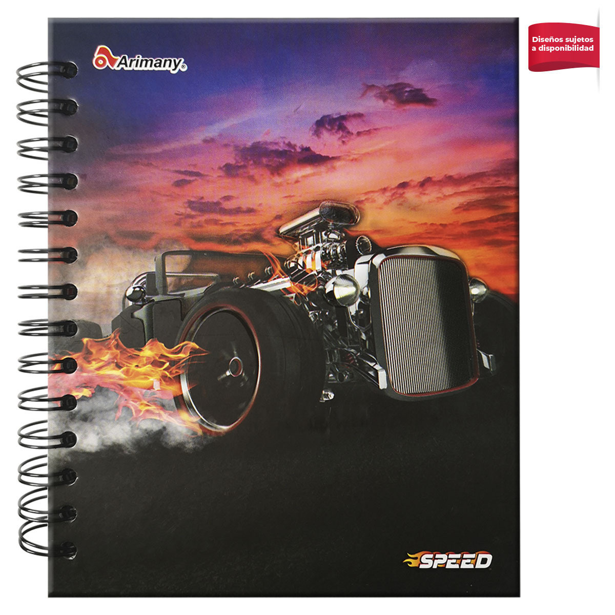 CUADERNO ESPIRAL ARIMANY FRANCES SPEED LINEAS 150H
