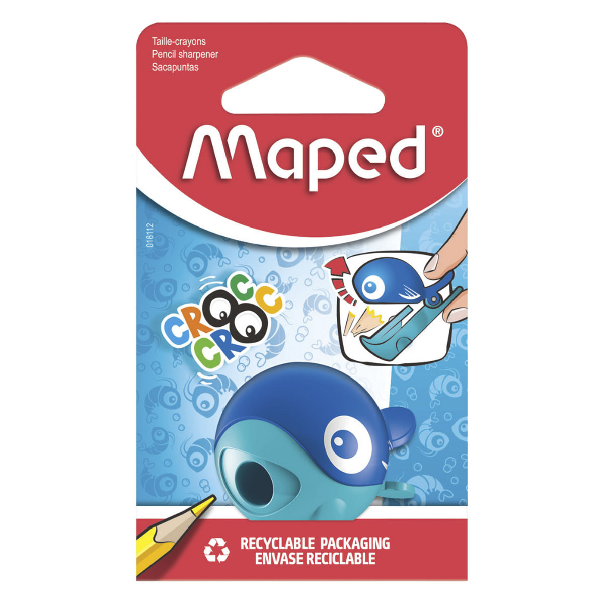 SACAPUNTAS MAPED CROC CROC EASY SURTIDO