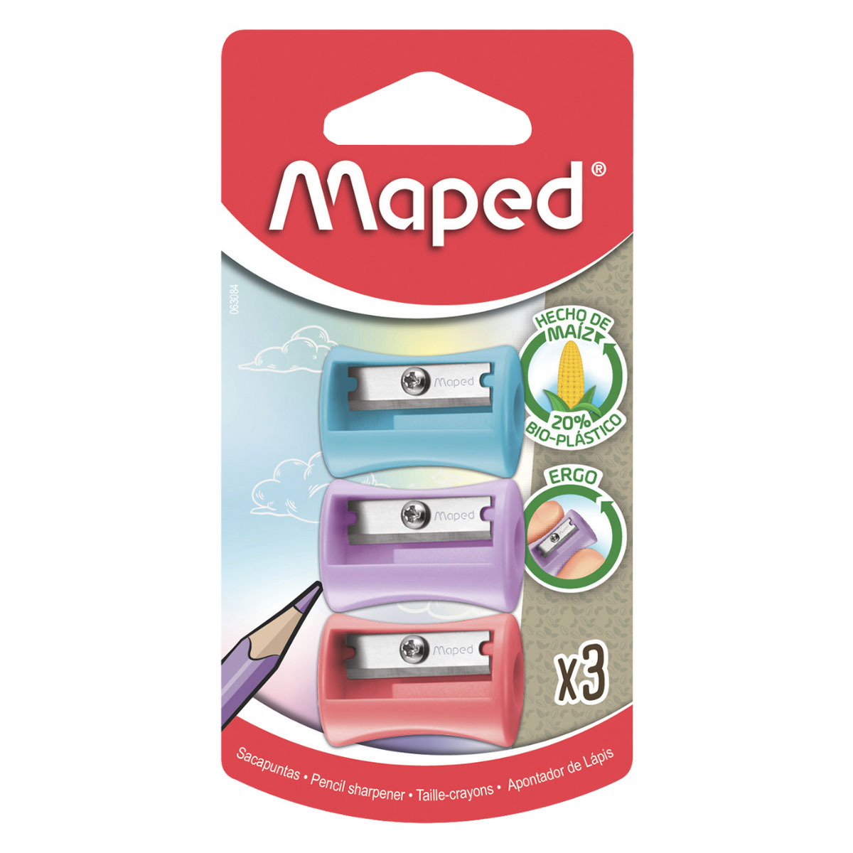 SACAPUNTAS MAPED VIVO MAPED 3U