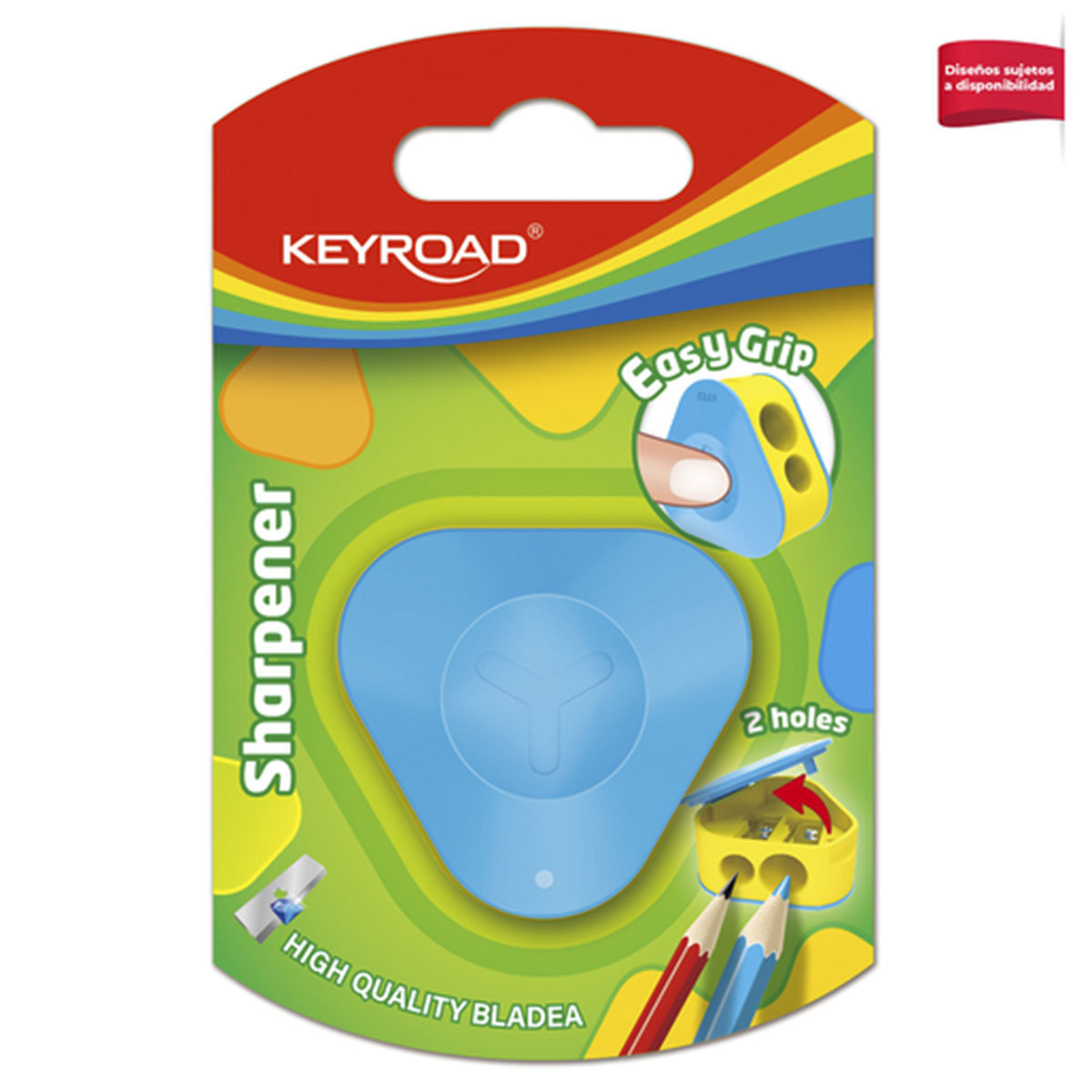 SACAPUNTAS KEYROAD EASY GRIP 2O