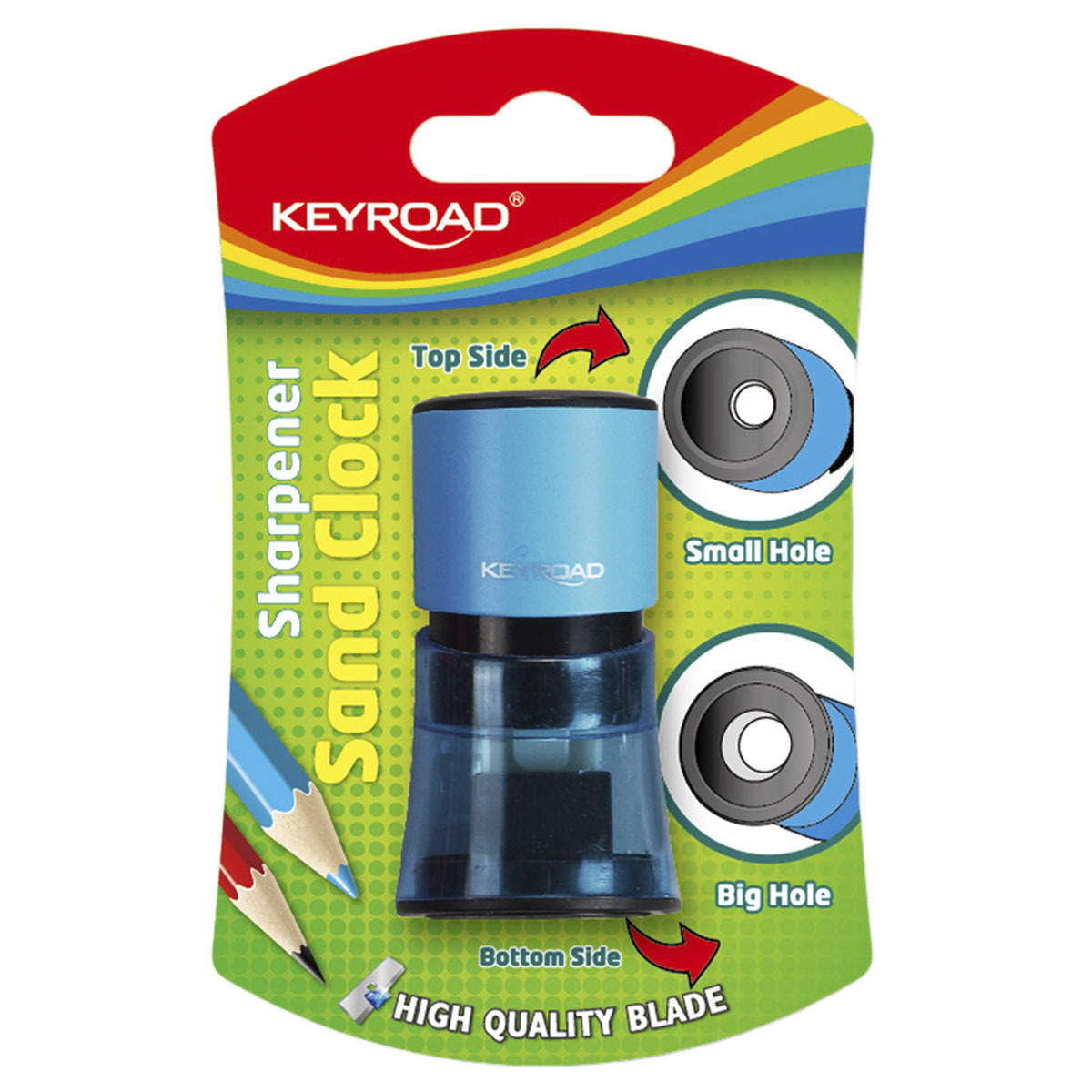 SACAPUNTAS KEYROAD SAND CLOCK 2O CON DEPOSITO
