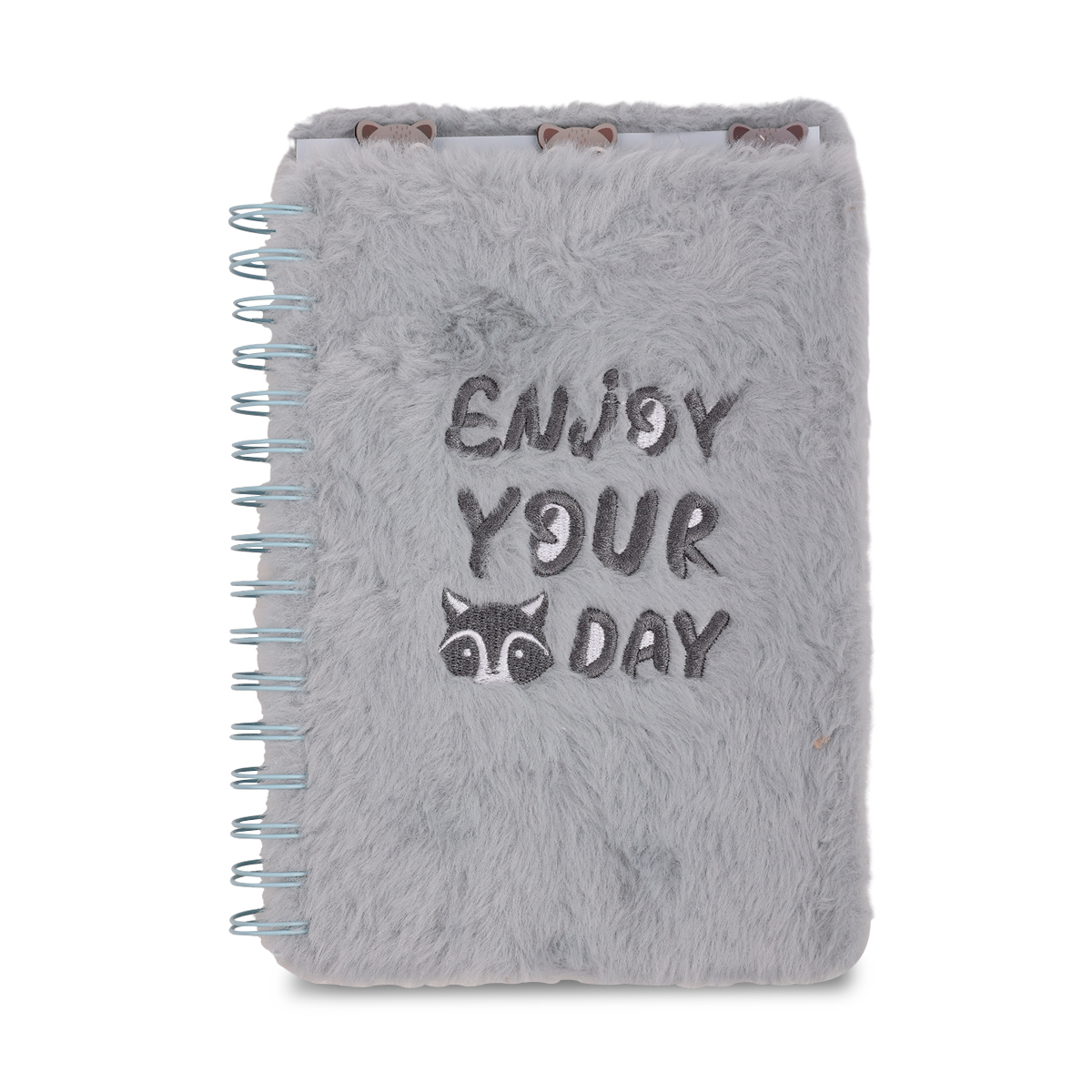 CUADERNO ESPIRAL MAPACHE 4 DIVISIONES