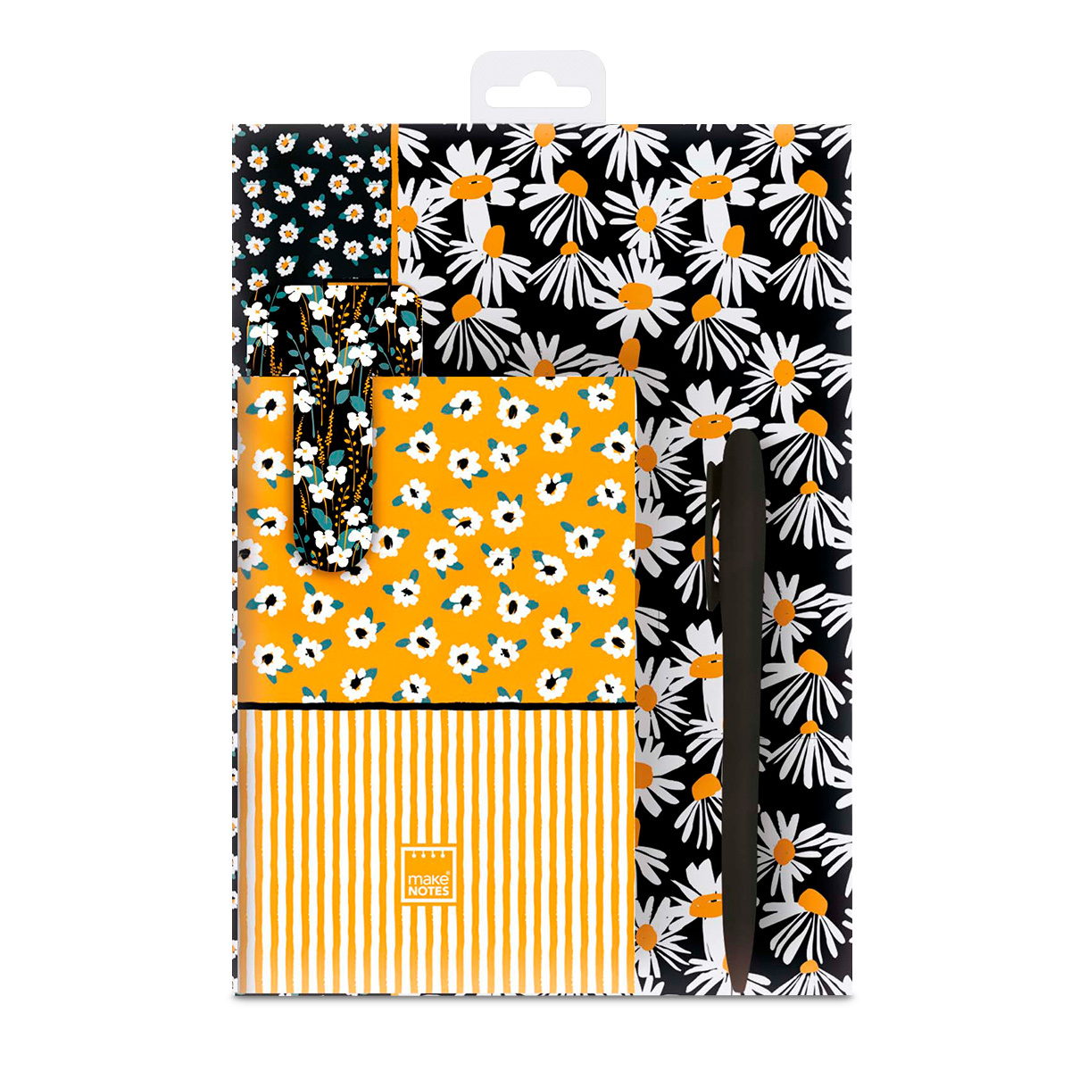 SET ESCRITURA MAKE  NOTES COLECCION FLORAL 4U  CONTIENE:2 LIBRETAS, 1 BOLIGRAFO, 1 SEPARADOR
