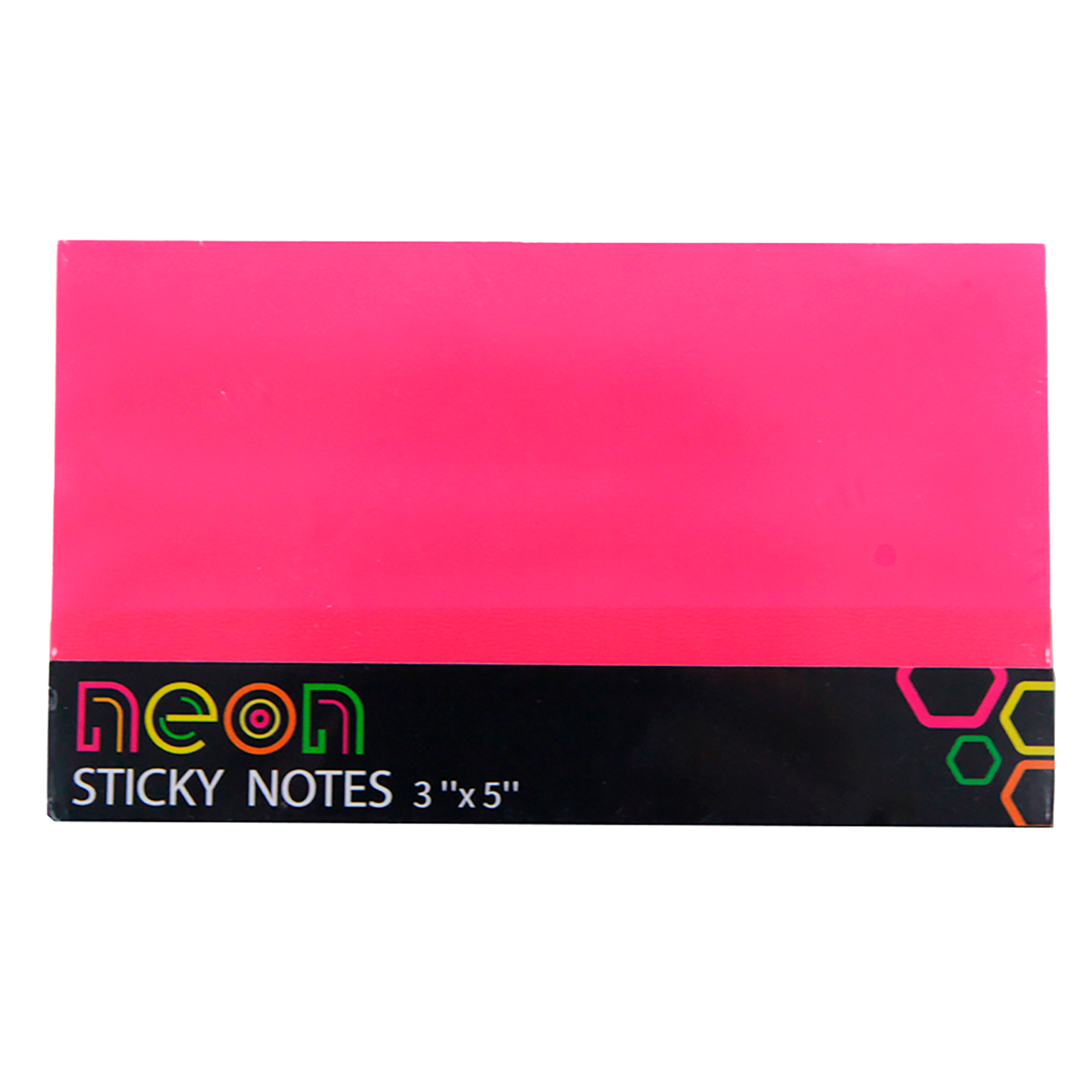 NOTAS ADHESIVAS TOP TEAM 3  X 5   NEON 400H (100H POR COLOR, VERDE, AMARILLO, NARANJA, ROSA)