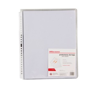 PROTECTORES DE HOJAS P/CARPETA TCARTA 25PERFORACIONES 10PK PROTECTORES DE HOJAS P/CARPETA TCARTA 25PERFORACIONES 10PK