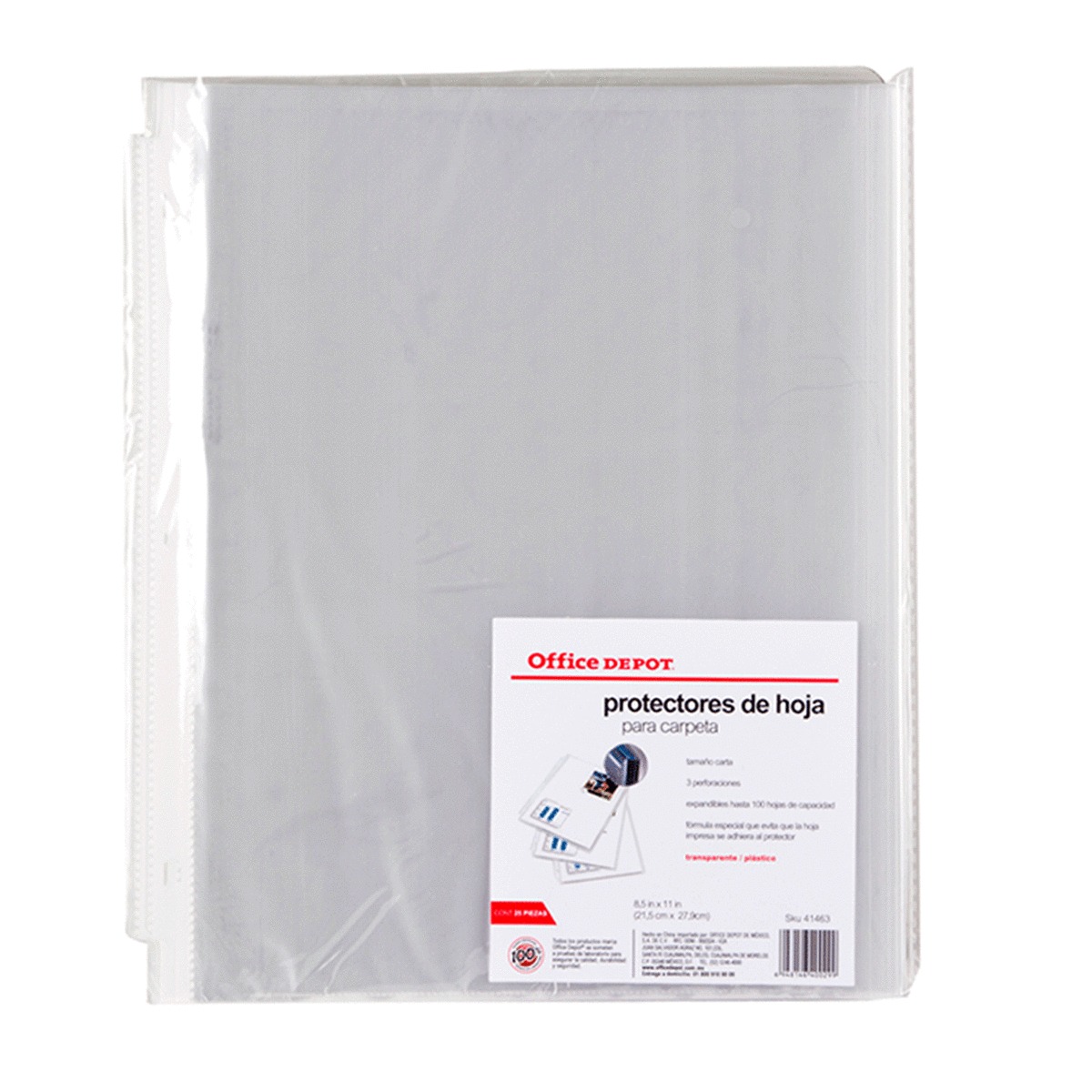 PROTECTOR DE HOJAS EXPANDIBLES T/CARTA P/25 OD