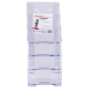 PORTA FOLLETO 4 NIVELES OFFICE DEPOT