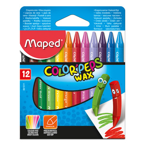 CRAYONES CERA COLOR PEPS CAJA C/12