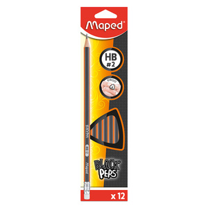 LAPIZ GRAFITO CAJA X12 BLACK PEPS LAPIZ GRAFITO CAJA X12 BLACK PEPS