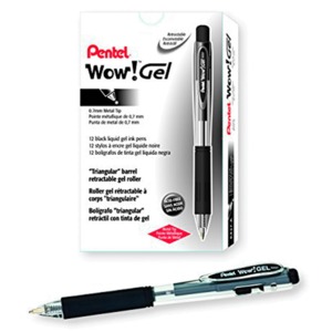 BOLIGRAFO WOW GEL 0.7MM NEGRO CAJA 12 UNIDADES