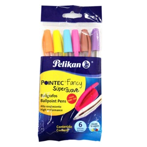 BOLIGRAFO PELIKAN POINTEC (COLORES SURTIDOS, 6PZS) BOLIGRAFO PELIKAN POINTEC (COLORES SURTIDOS, 6PZS)