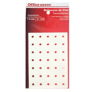 REFUERZO CARPETA TRANSPARENTE 1.5 CM 6 HOJAS 210 UNIDADES REFUERZO CARPETA TRANSPARENTE 1.5 CM 6 HOJAS 210 UNIDADES