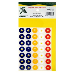 REFUERZOS VARIOS COLORES C/210 REFUERZOS VARIOS COLORES C/210