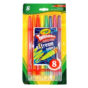 CRAYONES TWIST EXTREME C/8 CRAYONES TWIST EXTREME C/8
