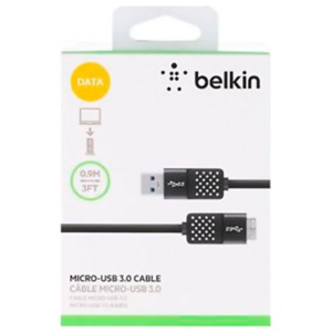 CABLE USB 3.0 BELKIN 3 PULG. CABLE USB 3.0 BELKIN 3 PULG.
