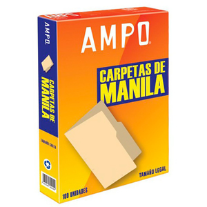 FOLDER MANILA TAMAÑO LEGAL (CAJA CON 100 UNIDADES) FOLDER MANILA TAMAÑO LEGAL (CAJA CON 100 UNIDADES)