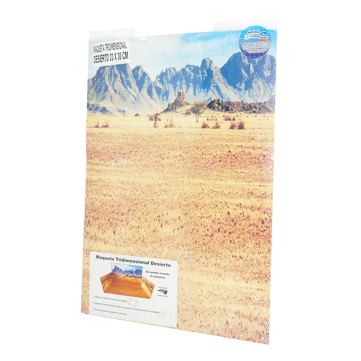 MAQUETA TRIDIMENSIONAL DESIERTO