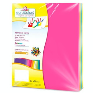 PAPEL EUROCOLOR COLORES VIBRANTES 100H PAPEL EUROCOLOR COLORES VIBRANTES 100H