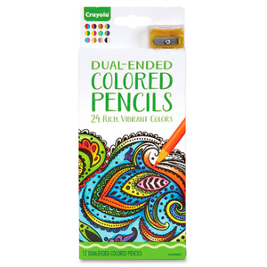 LAPICES DE COLOR DOBLE PROF 24 LAPICES DE COLOR DOBLE PROF 24
